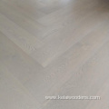 light gray natural color herringbone parquet oak flooring